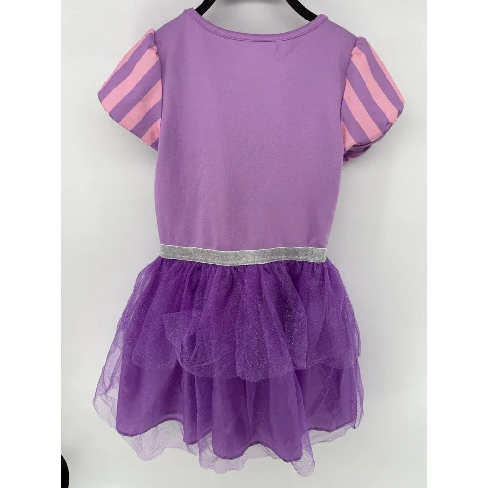 Disney Princess Rapunzel Tangled Girls Dress Size Large 10/12 Cosplay Costume